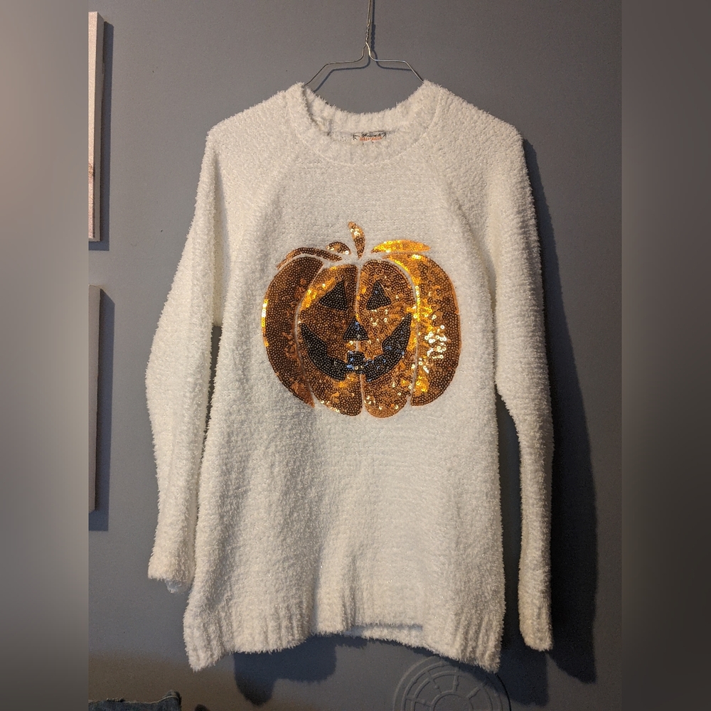 Women's Festive Halloween sweater M